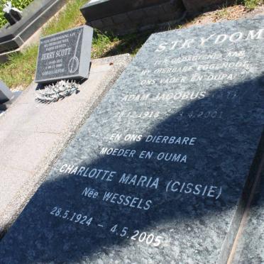 STRYDOM Adam Jacobus 1918-2001 &amp; Charlotte Maria WESSELS 1924-2005