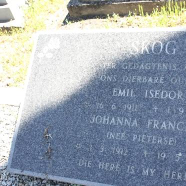 SKOG Emil Isedor 1911-1987 &amp; Johanna Francina PIETERSE 1912-1987