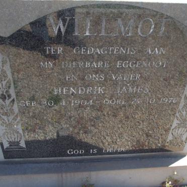 WILLMOT Hendrik James 1904-1976