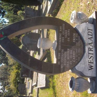 WESTSRAADT Freek 1936-2003 &amp; Cathy 1937-1986