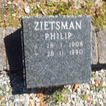 ZIETSMAN Philip 1908-1990