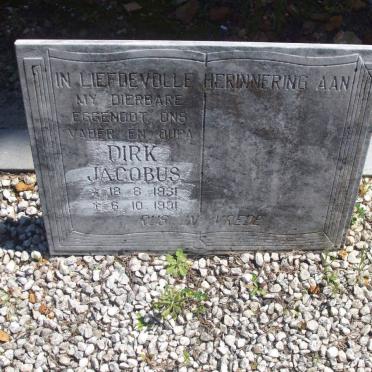 ? Dirk Jacobus 1931-1991