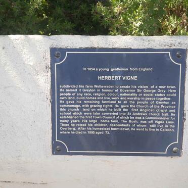 VIGNE Herbert - memorial 