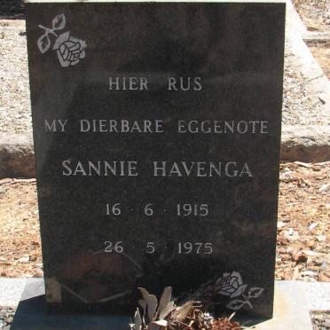 HAVENGA Sannie 1915-1975