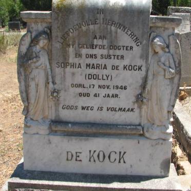 KOCK Sophia Maria, de -1946