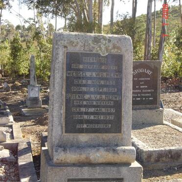 MERWE Wessel J.,v.d. 1855-1938 &amp; Stienie J. VAN NIEKERK 1857-1937