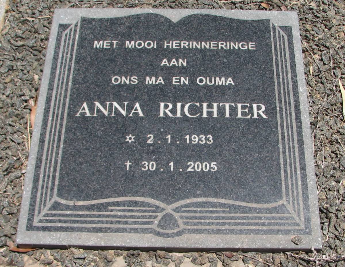 RICHTER Anna 1933-2005