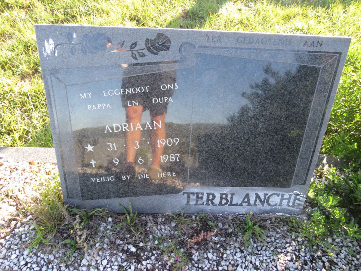 TERBLANCHE Adriaan 1909-1987