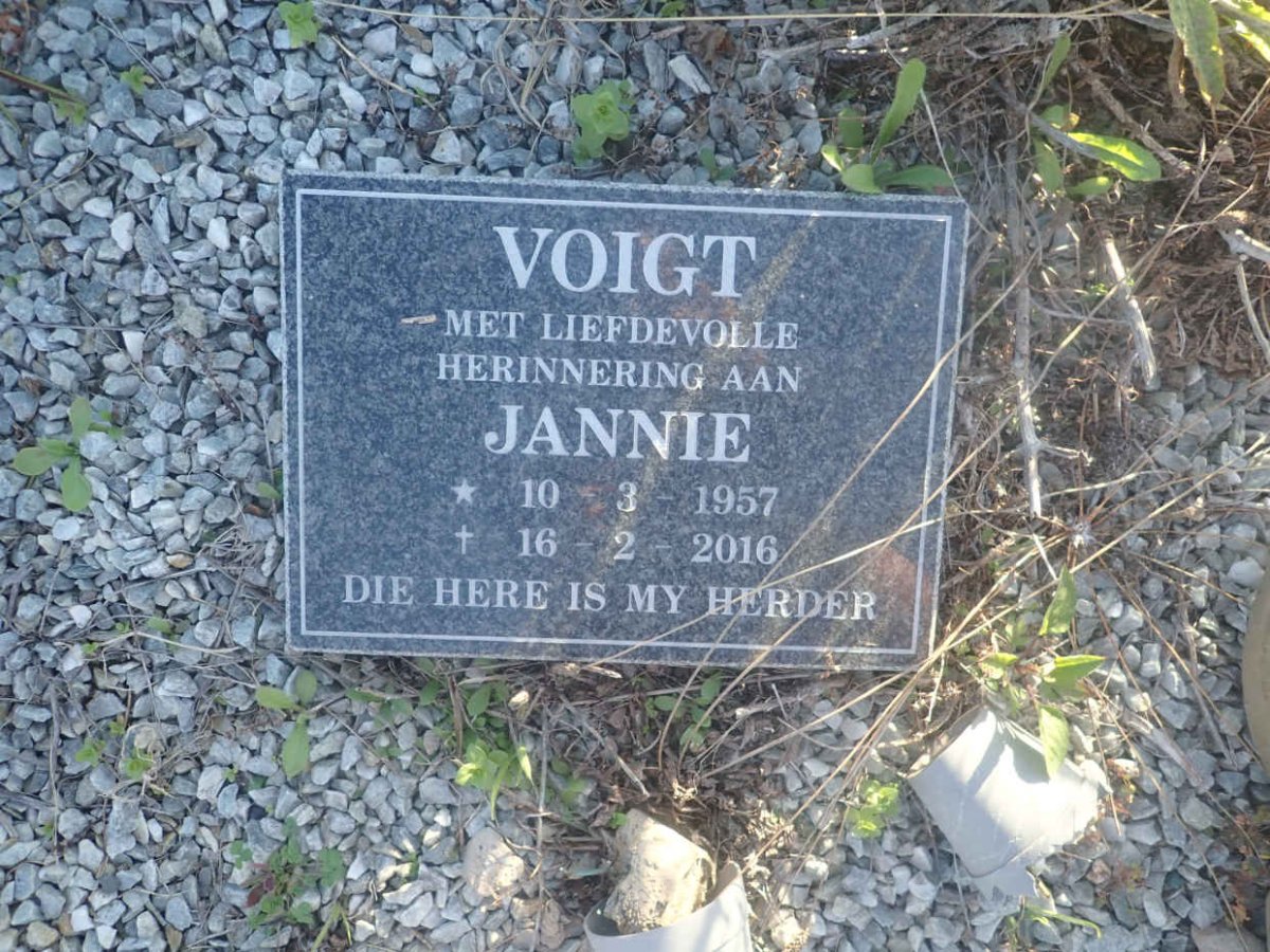 VOIGT Jannie 1957-2016