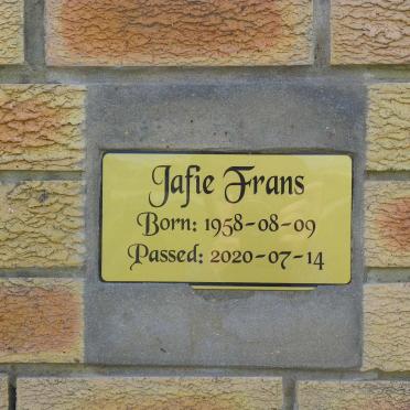 FRANS Jafie 1958-2020