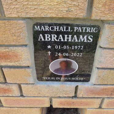 ABRAHAMS Marchall Patrick 1972-2022