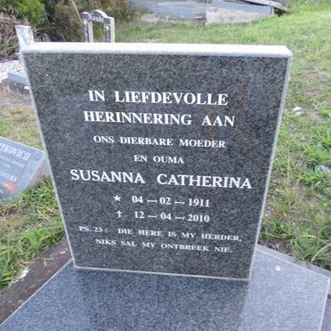 ? Susanna Catherina 1911-2010