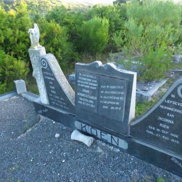 KOEN Johan Alexander Anthonie 1902-1967 &amp; Jacomina 1906-1975 :: KOEN Mark 1930-1981