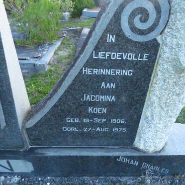 KOEN Jacomina 1906-1975