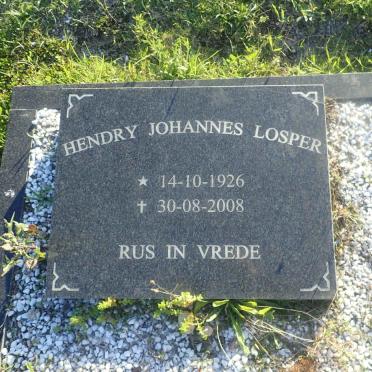 LOSPER Hendry Johannes 1926-2008