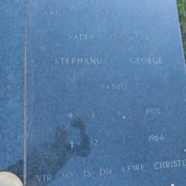 STANDER Stephanus George 1908-1964