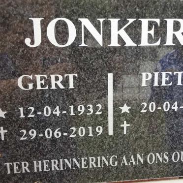 JONKER Gert 1932-2019 &amp; Pieta 1931-