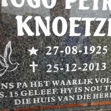 KNOETZE ? Petrus 1925-2013