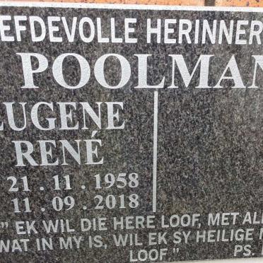 POOLMAN Eugene Rene 1958-2018