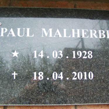 MALHERBE Paul 1928-2010