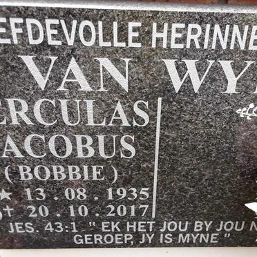 WYK Herculas Jacobus, van 1935-2017