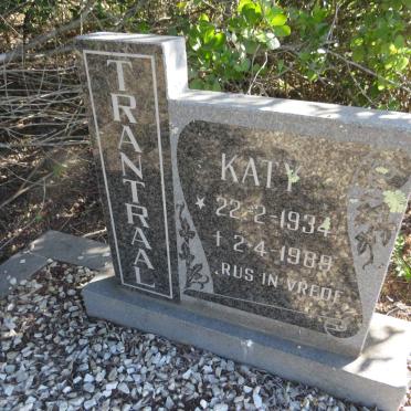 TRANTRAAL Katy 1934-1989