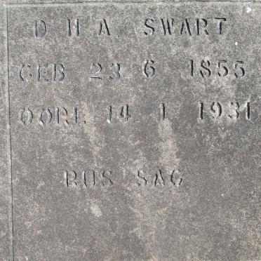 SWART D.H.A. 1855-1931