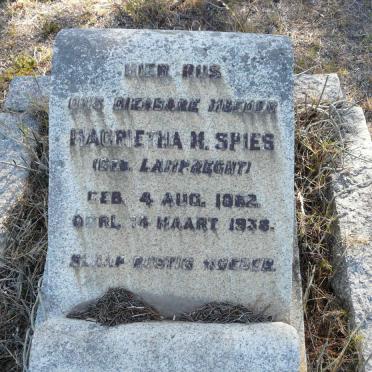 SPIES Magrietha M. 1862-1938