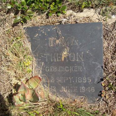 THERON Emma nee DICKER 1895-1946
