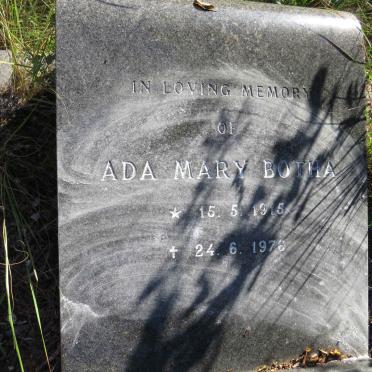 BOTHA Ada Mary 1915-1976