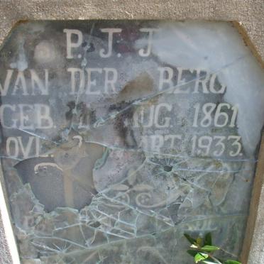 BERG P.J.J., van der 1861-1933