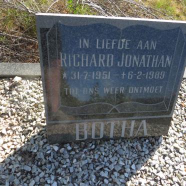 BOTHA Richard Jonathan 1951-1989