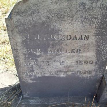 JORDAAN L.H. 1880-1952 &amp; J.J. MULLER 1890-1946 