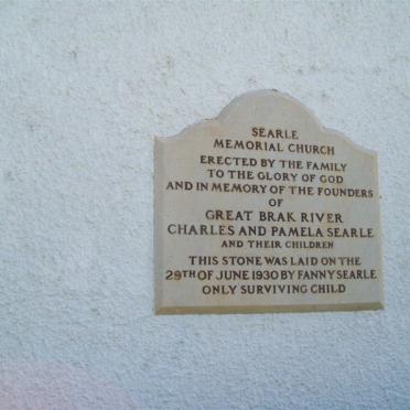 2. Memorial for Charles and Pamela SEARLE, and their children