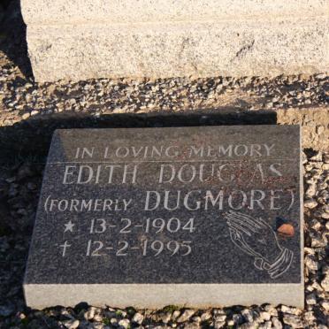 DOUGLAS Edith formerly DUGMORE 1904-1995