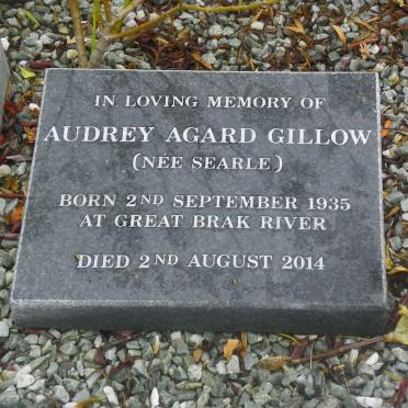 GILLOW Audrey Agard nee SEARLE 1935-2014