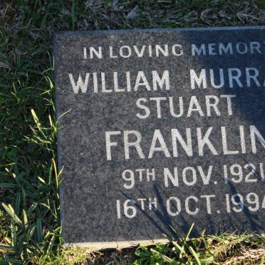 FRANKLIN William Murray Stuart 1921-1994