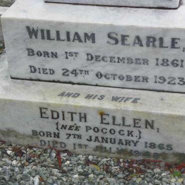 SEARLE William 1861-1923 &amp; Edith Ellen POCOCK 1865-1948