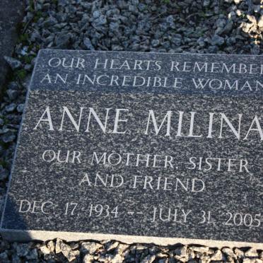 MILINA Anne 1934-2005