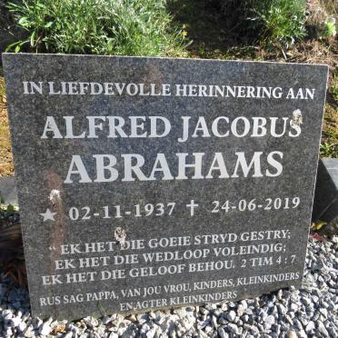ABRAHAMS Alfred Jacobus 1937-2019