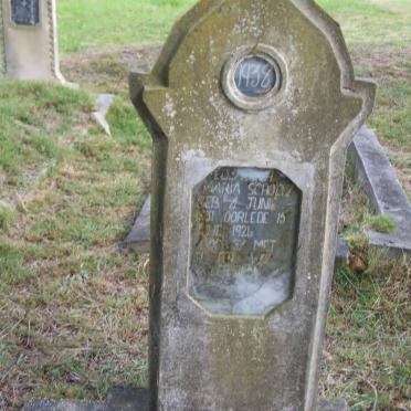 SCHOLTZ Elizabeth Maria -1926