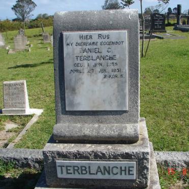 TERBLANCHE Daniel C. 1875-1951