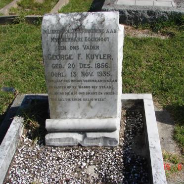KUYLER George F. 1856-1935