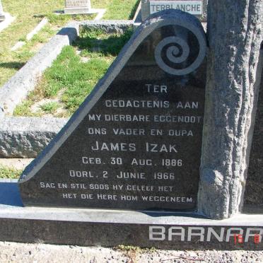 BARNARD James Izak 1886-1966