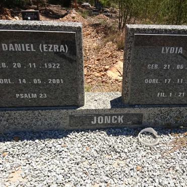 JONCK Daniel 1922-2001 &amp; Lydia 1926-1981