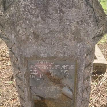 TERBLANCHE Jacobus Hendrikus 1929-1938