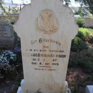RAUBENHEIMER Stephanus Herculas 1873-1919