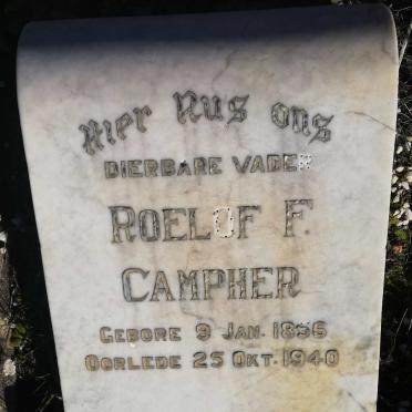 CAMPHER Roelof F. 1856-1940