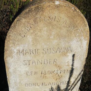 STANDER Maria Susanna 1934-1935