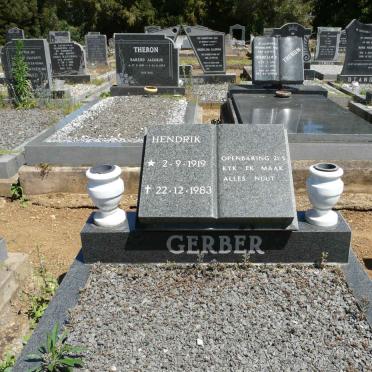 GERBER Hendrik 1919-1983
